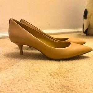 Michael Kors Beige Nude Kitten Heels - 7.5, New, Never Worn